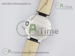 Ballon Bleu 36mm SS v6F 1:1 Best Edition White Textured Dial on Black Leather Strap SEIKO NH05A - Image 18