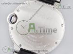 Ballon Bleu 36mm SS v6F 1:1 Best Edition White Textured Dial on Black Leather Strap SEIKO NH05A - Image 19
