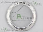 Planet Ocean 42mm SS OMF 1:1 Best Edition Blue Liquidmetal Bezel Blue Dial on Blue Leather Strap A8900 (Black Balance Wheel) - Image 20