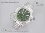 Nautilus 5711/1A PPF 1:1 Best Edition Green Textured Dial on SS Bracelet 324CS V4