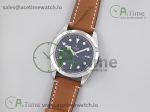 Black Bay 41 LF 1:1 Best Edition Blue Dial on Brown Leather Strap A2824