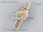 DateJust 31 Ladies 278273 EWF RoseGold Wrapped 904L Steel Gold Dial Stick Markers on Jubilee Bracelet348