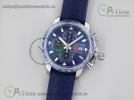 Mille Miglia 168571 SS/RG V7F 1:1 Best Edition Blue Dial on Blue Rubber Strap A7750