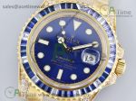 Submariner Blue Diamonds Bezel SS Best Edition Blue Dial on SS Bracelet A2824 - Image 2