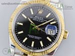 DateJust 36 SS/YG 126233 EWF Gold Wrapped 904L Steel Black Dial Stick Markers on Jubilee Bracelet SA3235 - Image 2
