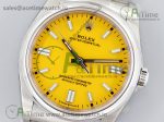 Oyster Perpetual 36mm 126000 EWF 1:1 Best Edition 904L Steel Yellow Dial on SS Bracelet SA3230 - Image 2