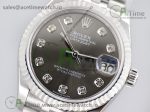 DateJust 31 Ladies 278274 EWF Best Edition 904L Steel Gray Dial Diamonds Markers on Jubilee Bracelet - Image 2