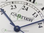 Ronde Solo de Cartier 42mm ZF 1:1 Best Edition White Dial on Black Leather Strap MIYOTA 9015 - Image 3