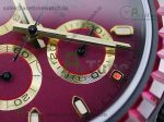 Daytona Project PVD Red Dial on PVD Bracelet A7750 - Image 2