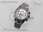 Daytona Project PVD TWF White Dial on PVD Bracelet A7750