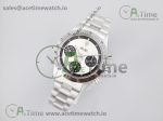 Daytona Newman Sandblasted SS Black/White Dial on SS Bracelet A7750