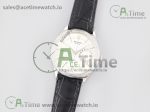 Cellini Date 50519 SS EWF Best Edition White Dial on Black Leather Strap A3165