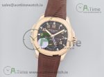 Aquanaut 5164R RG GRF Best Edition Brown Dial on Brown Rubber Strap A324 V2