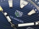 Aquaracer Calibre 5 Blue SS 1:1 Best Edition Textured Dial Ceramic Bezel on SS Bracelet Swiss SW200 - Image 3