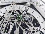 Big Bang Sang Bleu II Chrono SS HRF Best Edition White Dial on Black Gummy Strap A7750 - Image 3