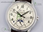 Grand Complications 5320G Perpetual Calendar SS GRF 1:1 Best Edition White Dial on Brown Leather Strap A324 - Image 2