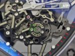 RM035-02 Real NTPT ZF 1:1 Best Edition Skeleton Dial on Black Rubber Strap NH05A V4 - Image 4