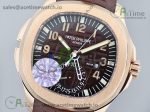Aquanaut 5164R RG GRF Best Edition Brown Dial on Brown Rubber Strap A324 V2 - Image 3