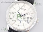 Cellini Date 50519 SS EWF Best Edition White Dial on Black Leather Strap A3165 - Image 2