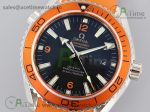Planet Ocean Professional Orange Bezel 45mm 1:1 OMF Best Edition on Rubber Strap A8500 (Black Balance Wheel) - Image 2