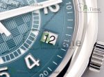 Calatrava 6007A SS 3KF 1:1 Best Edition Blue Dial on Blue Leather Strap A324 Super Clone V2 - Image 4