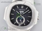 Nautilus 5726 Full Function SS PPF 1:1 Best Edition Gray Dial on SS Bracelet A324 - Image 2