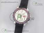 Mille Miglia 168571 SS V7F 1:1 Best Edition White Dial on Black Rubber Strap A7750