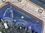 RM035 RG Diamonds Bezel KVF Best Edition Skeleton Dial on Black Rubber Strap MIYOTA8215 - Image 3