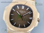 Nautilus 5711/1R RG 3KF 1:1 Best Edition Brown Textured Dial on RG Bracelet A324 Super Clone V2 - Image 2