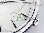 Master Ultra Thin Date 1238420 ZF 1:1 Best Edition White Dial on Black Leather Strap A899/1 - Image 4