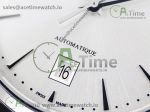 Master Ultra Thin Date 1238420 ZF 1:1 Best Edition White Dial on Black Leather Strap A899/1 - Image 5