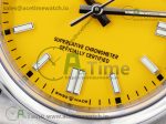 Oyster Perpetual 36mm 126000 EWF 1:1 Best Edition 904L Steel Yellow Dial on SS Bracelet SA3230 - Image 5