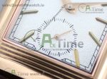 Reverso Tribute 49x29mm Two Face MGF 18K Gold Best Edition 1:1 Brown Leather Strap 854A/2 movement - Image 4