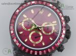 Daytona Project PVD Red Dial on PVD Bracelet A7750 - Image 4
