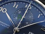 Portuguese Chrono IW371491 ZF 1:1 Best Edition Blue Dial on Black Leather Strap A7750 (Same Thickness as Genuine) - Image 3