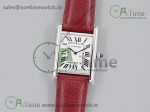 Tank Must 25.5mm K11F SS White Dial on Red Leather Strap Ronda Quartz