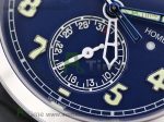 Calatrava 5524G Pilot Travel Time GRF Blue Dial on Black Leather Strap MIYOTA 9015 - Image 6