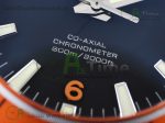 Planet Ocean Professional Orange Bezel 45mm 1:1 OMF Best Edition on Rubber Strap A8500 (Black Balance Wheel) - Image 4