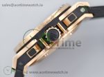 Big Bang 44mm V6F Black Dial Rose Gold Bezel on Black Rubber Strap HUB4104 A7750 - Image 6