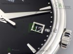 Calatrava 5227 SS 3KF 1:1 Best Edition Black Dial on Black Leather Strap A324 Super Clone V2 - Image 4