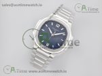 Nautilus 7118/1A 3KF 1:1 Best Edition Blue Textured Dial on SS Bracelet A324 Super Clone