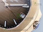 Nautilus 5711/1R RG 3KF 1:1 Best Edition Brown Textured Dial on RG Bracelet A324 Super Clone V2 - Image 4