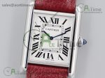 Tank Must 25.5mm K11F SS White Dial on Red Leather Strap Ronda Quartz - Image 2