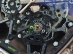 RM035 RG Diamonds Bezel KVF Best Edition Skeleton Dial on Black Rubber Strap MIYOTA8215 - Image 5