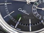 Cellini 50519 SS EWF 1:1 Best Edition Black Dial on Black Leather Strap SA3165 - Image 5