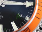 Planet Ocean Professional Orange Bezel 45mm 1:1 OMF Best Edition on Rubber Strap A8500 (Black Balance Wheel) - Image 5
