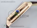 Reverso Tribute 49x29mm Two Face MGF 18K Gold Best Edition 1:1 Brown Leather Strap 854A/2 movement - Image 6
