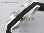 Big Bang Sang Bleu II Chrono SS HRF Best Edition White Dial on Black Gummy Strap A7750 - Image 7