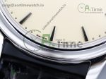 Calatrava 5227 SS 3KF 1:1 Best Edition Off-White Dial Black Leather Strap A324 Super Clone V2 - Image 5