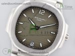 Nautilus 7118/1A 3KF 1:1 Best Edition Grey Textured Dial on SS Bracelet A324 Super Clone - Image 3
